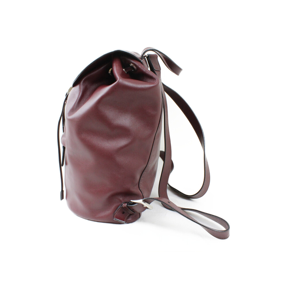 Prada Leather Convenient Backpack Backpack Red - Picture 3 of 7